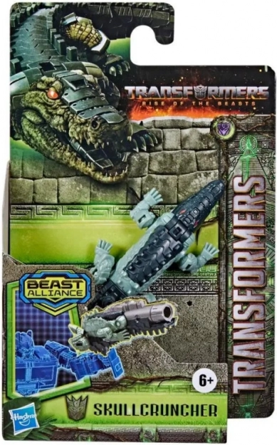 Transformers: Rise of the Beasts Figur Skullcruncher – Verwandlung in eine Waffe, 8 cm