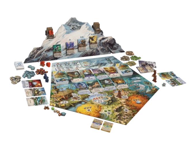 Vollständiger Spielplan und reichhaltige Komponenten