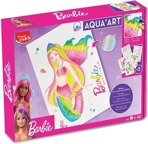 Creativ AquaArt Aquarellbilder Barbie