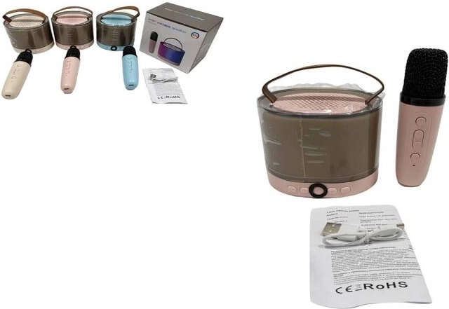 Kinder-Karaoke-Set Gazelo mit Lautsprecher und Mikrofon
