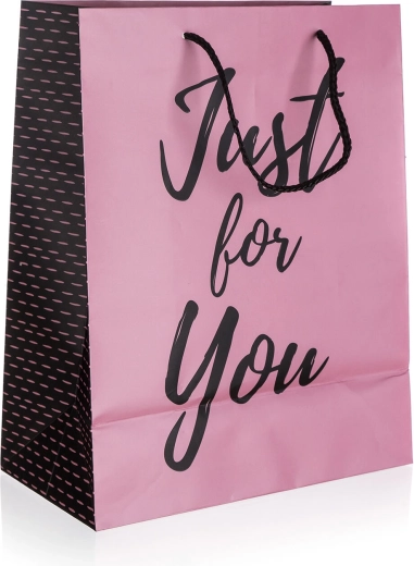 Geschenktasche Just For You Pink L 26 × 32 × 13 cm