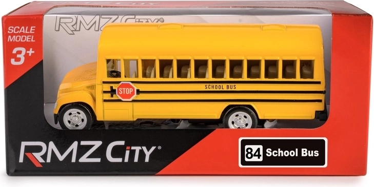 Modell eines Schulbusses RMZ City 1:97 mit Aufziehantrieb
