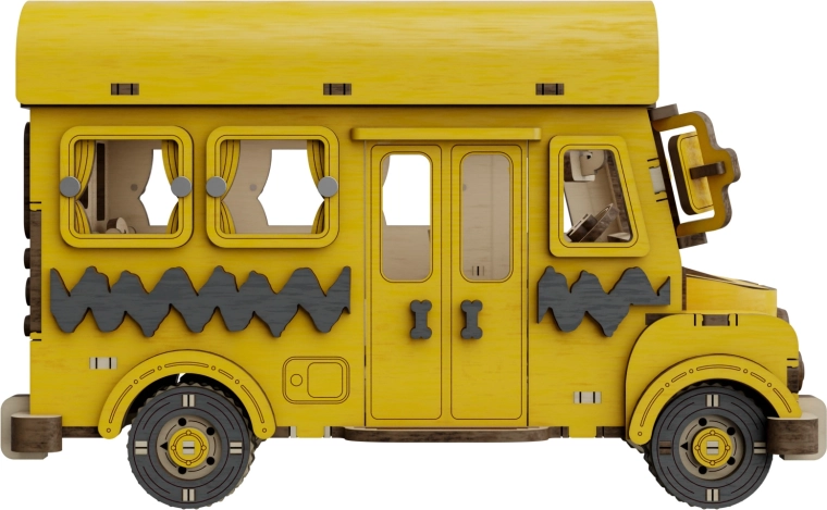 Präziser DIY-Holzbausatz