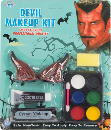 Teuflisches Make-up-Set für Halloween