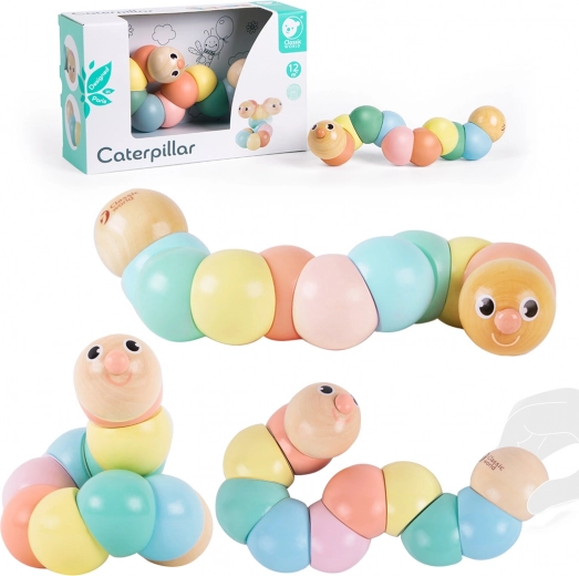 Biegbare Holzraupe CLASSIC WORLD