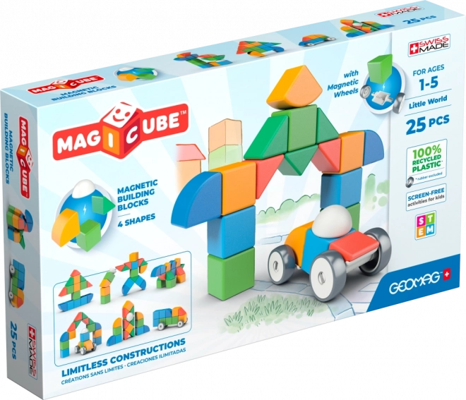 Geomag Magicube Shapes – magnetisches Konstruktionsset, 25 Teile