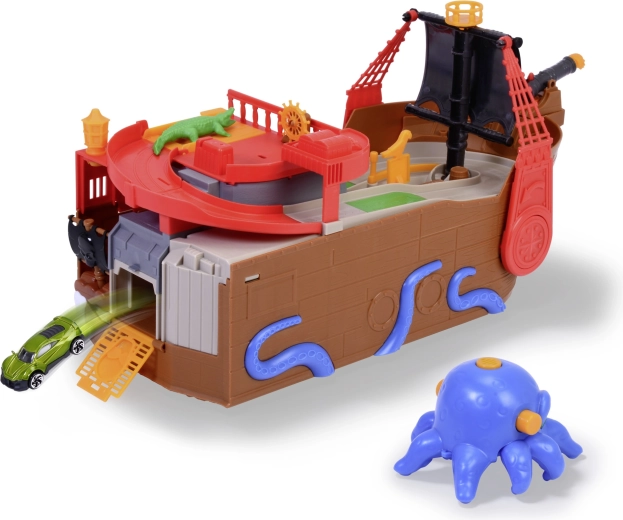 Autorennbahn im Deck verborgen