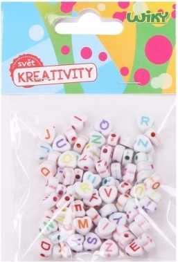 Bunte Alphabetperlen