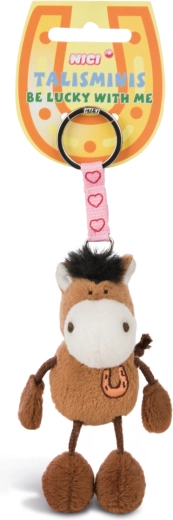 NICI Schlüsselanhänger braunes Pferd Talisminis 7 cm