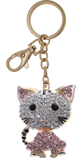 Schlüsselanhänger Goldene Katze
