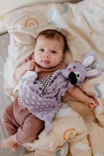 Beruhigendes Minky mit 3D-Punkten