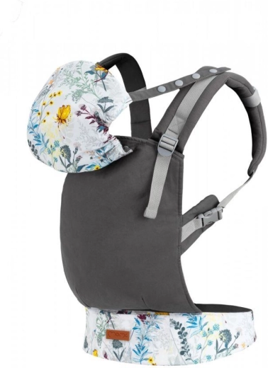Ergonomische Babytrage MoMi COLLET – Blumenmuster