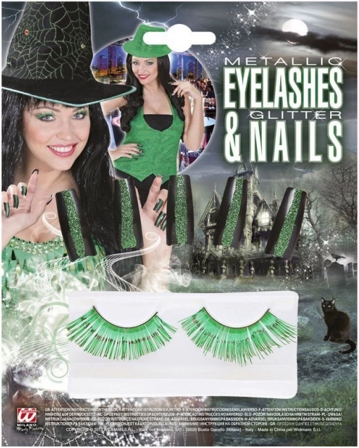 Set Hexennägel und Wimpern