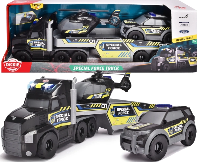 Interaktives Polizeifahrzeug-Rettungsset von Dickie Toys