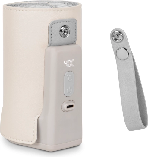 Kabelloser Flaschenwärmer LIONELO Thermup Go Plus Beige Sand