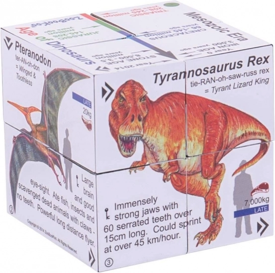Zoobookoo Lernwürfel Dinosaurier