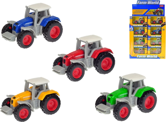 Metalltraktor im Maßstab 1:64, 7 cm