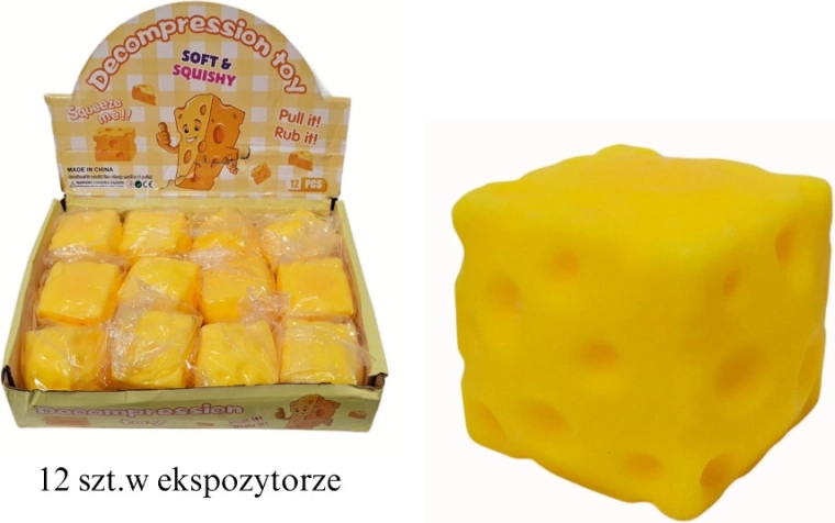 Anti-Stress-Quetschkäse (Quadrat)