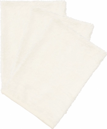 Timboo Waschhandschuhe Daisy White (3 Stk.)