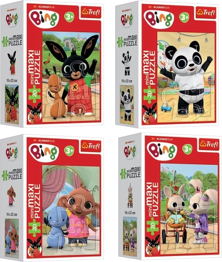 Puzzle Mini Maxi 20 Teile BING – Freunde, 4 Motive