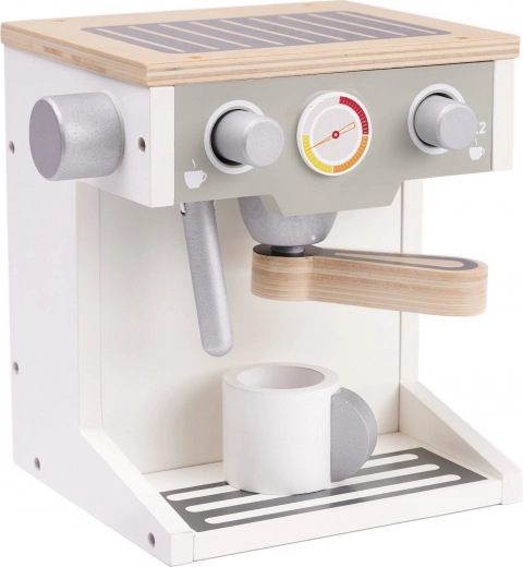 Holz-Kaffeemaschine mit Tasse für Kinder