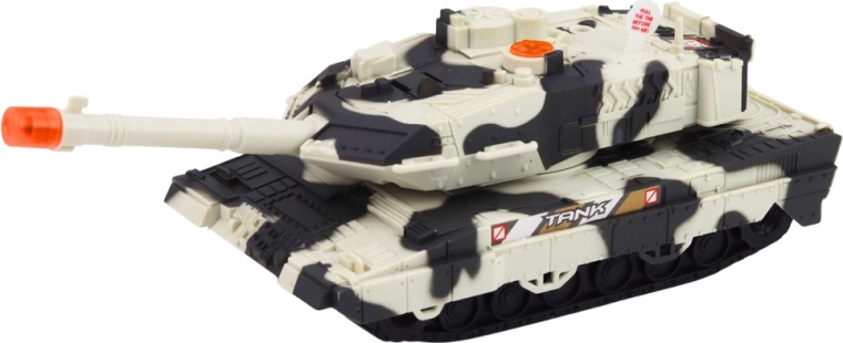 Panzer mit Lichtern, Sounds und drehbarem Turm
