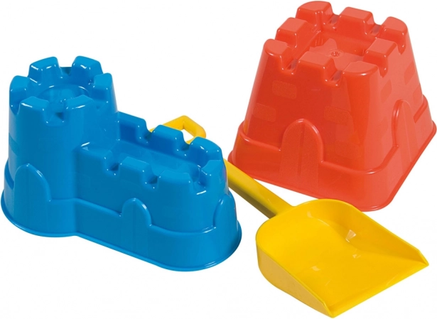 ANDRONI Sandformen – Burgmauern mit Schaufel (Farbmix)