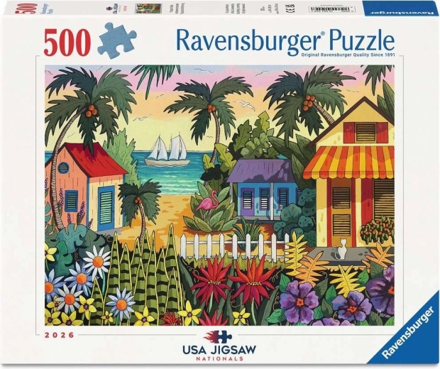 Ravensburger Puzzle USA Jigsaw Nationals: Tropische Atmosphäre 500 Teile