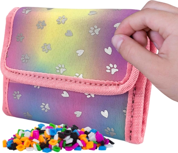 Pixie Crew Geldbörse Enchanted Hearts & Paws – rosa mit Herzen und Pfoten
