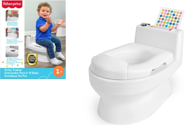 Fisher Price Töpfchen in Toilettenform mit Spülgeräusch
