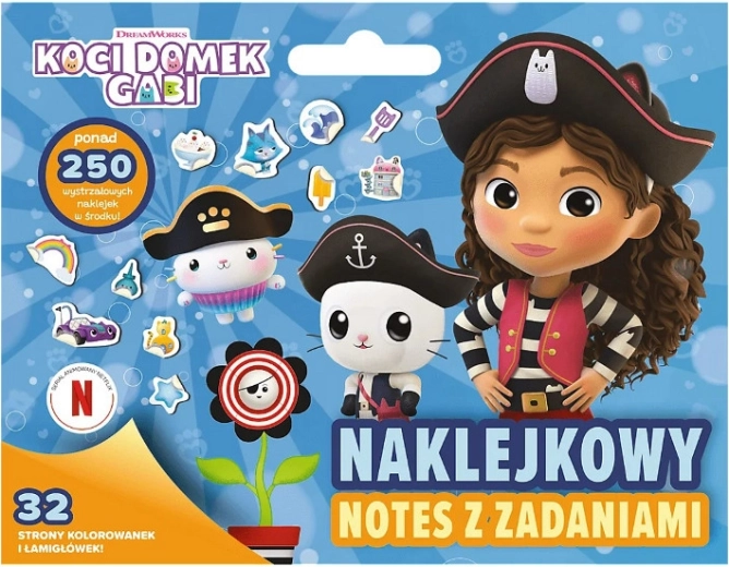 Gabby’s Dollhouse – Sticker- und Mitmachheft mit Aufgaben