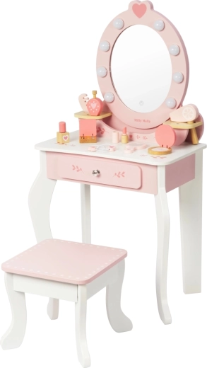 Milly Mally Kinder-Frisiertisch Elly Pink