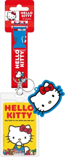 Hello Kitty Halsband mit Anhänger und Ausweishülle