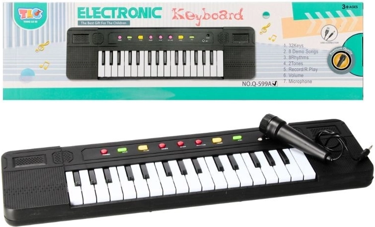 Elektronisches Klavier mit Mikrofon für Kinder