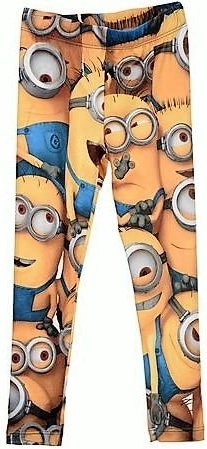 Gelbe Minions-Leggings