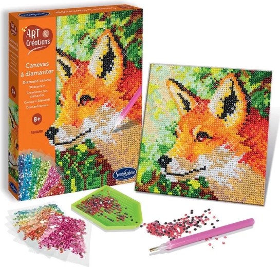 Sentosphere Diamantbild Leinwand Fuchs