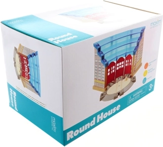 Maxim-Depot mit Drehscheibe für drei Lokomotiven