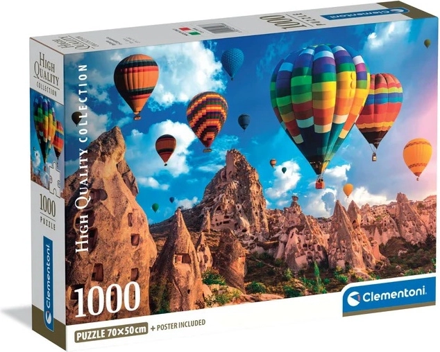 Puzzle 1000 Heißluftballons in Kappadokien
