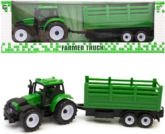 Traktor mit Anhänger – 1 Stück