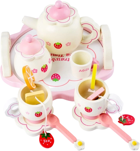 Hölzernes Tee-Set für Kinder