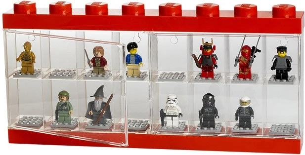 Sichere Befestigung von 16 Minifiguren