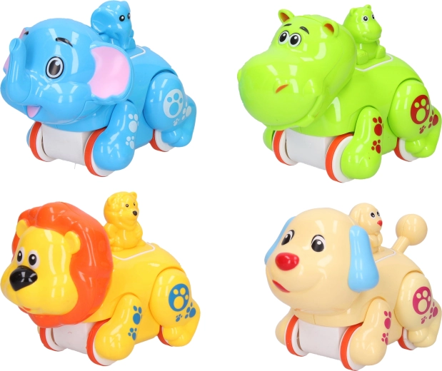 Fahrendes Tier mit Jungtier, 11,5 cm – 1 Stück