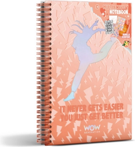 WOW Generation Duft-Notizbuch A5 Ballerina mit Stickern