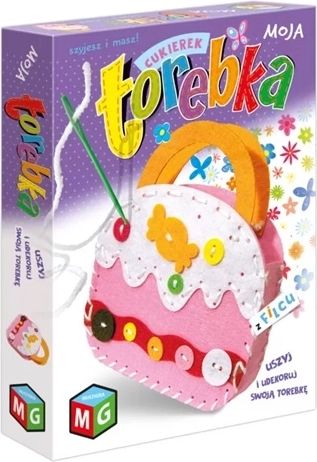 Moja Torebka Kreativ-Set zur Herstellung einer Filzhandtasche „Bonbon“