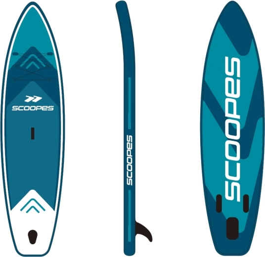 Aufblasbares Paddleboard VELO 320 cm mit Zubehör – blau