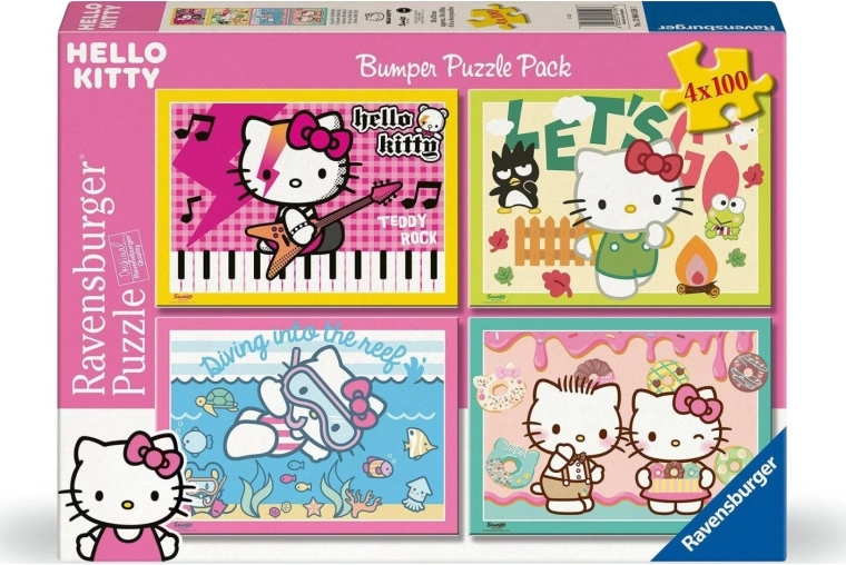 Ravensburger Puzzle Hello Kitty 4×100 Teile