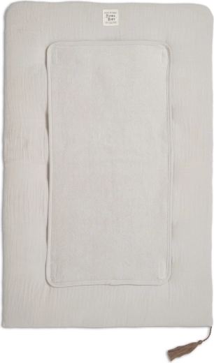 Funnababy Musselin-Wickelunterlage Sand Beige 50 × 80 cm