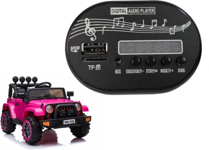 Musikpanel für Kinderauto mit Akku