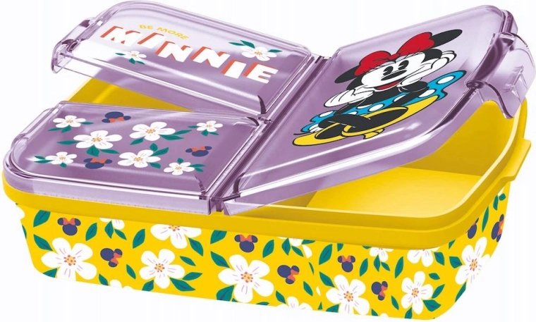 Minnie Brotzeitdose aus Kunststoff 18 × 13,5 × 5,5 cm