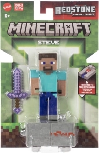 Minecraft-Figur Steve mit Zubehör, 8 cm